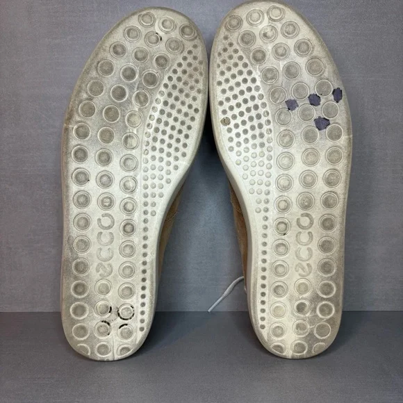 Ecco | Soft 7 Suede Shoes - Cream Tan ; Womens 9.5 - Picture 7 of 8